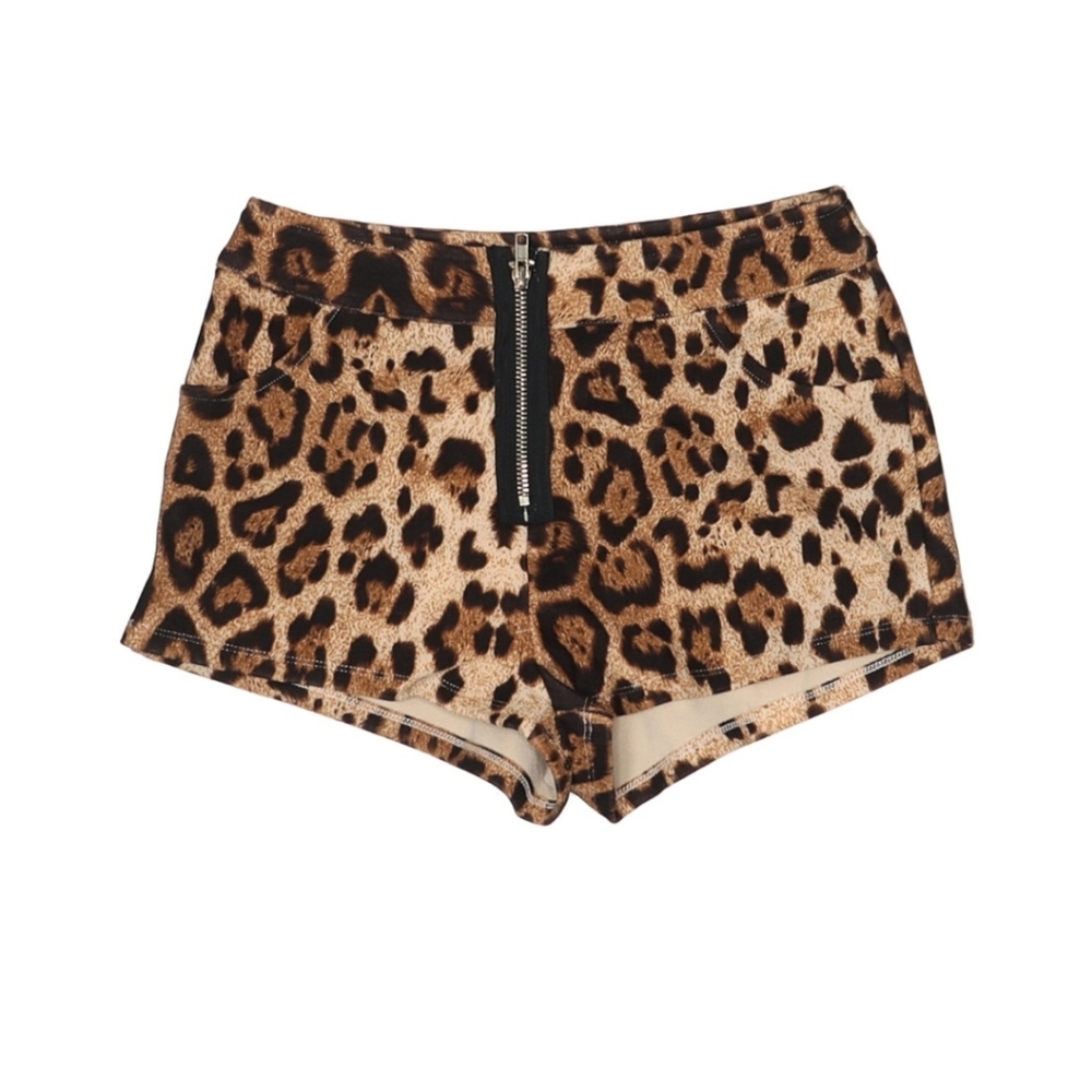 Leopard Print Shorts